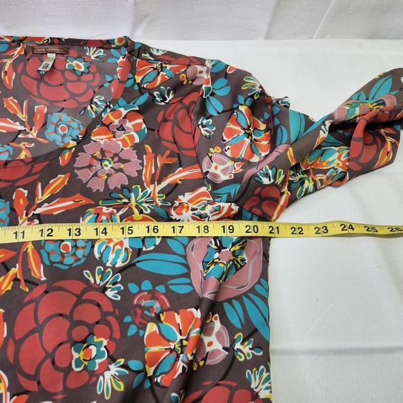 Matilda Jane You And Me Fall Autumn Floral Annalise Tunic Knot Top Multi Large - Picture 6 of 7